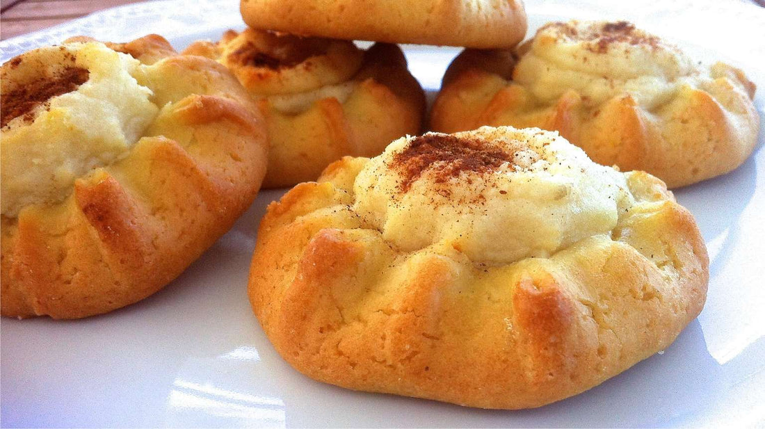 KALITSOUNIA - CRETAN SWEET CHEESE PASTRIES RECIPE